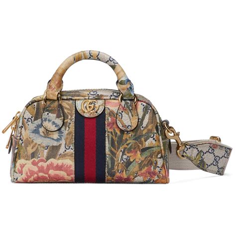 Gucci Online Exclusive Ophidia GG Flora mini bag